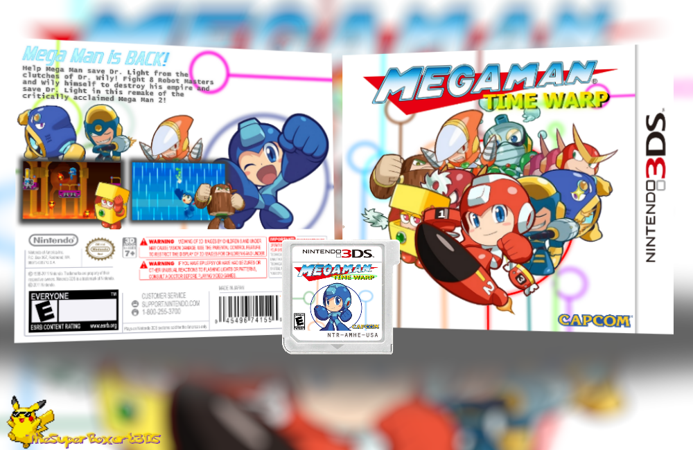 Mega Man Time Warp box cover