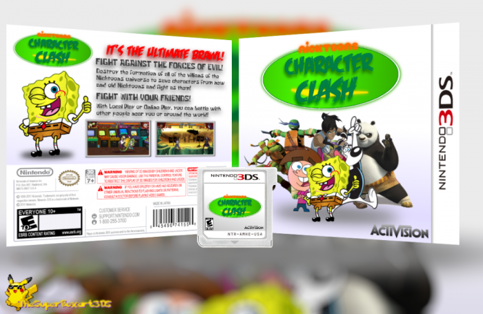 Nicktoons Character Clash box art cover