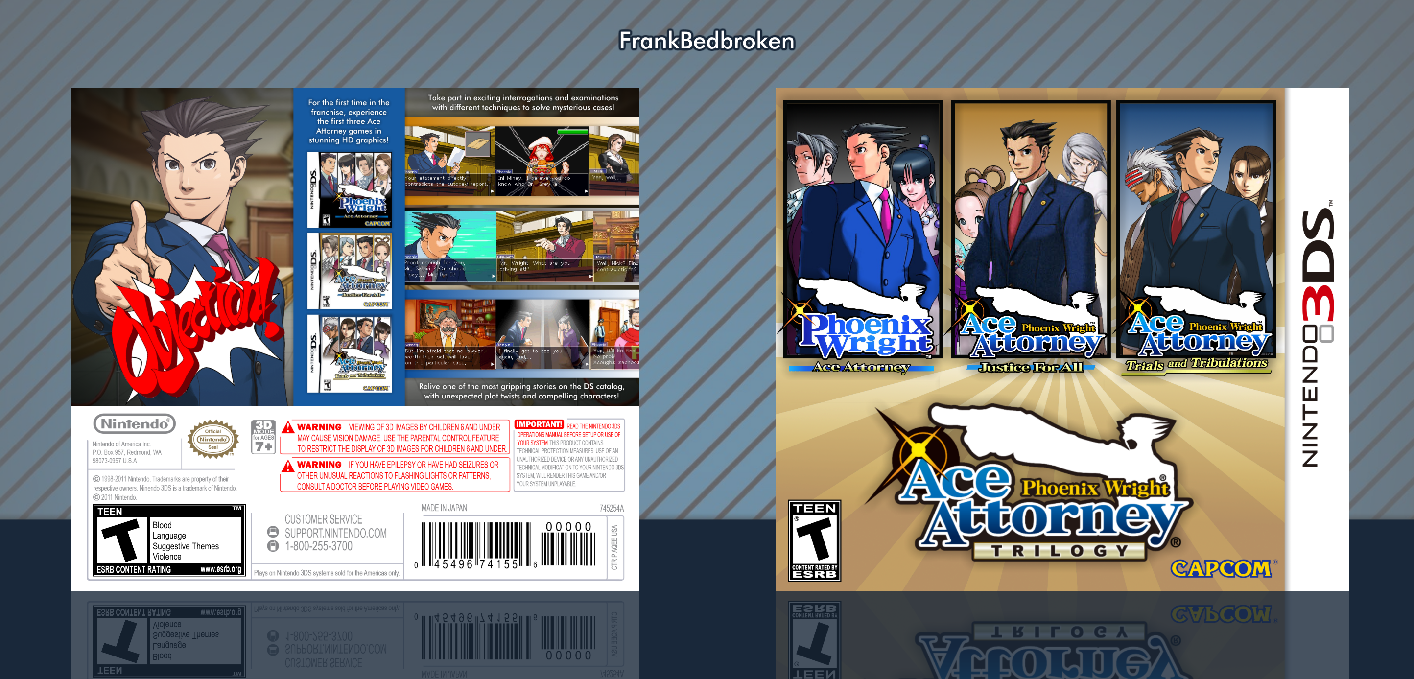 Phoenix Wright: Ace Attorney Trilogy box cover