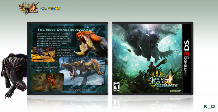 Monster Hunter 4: Ultimate box art cover