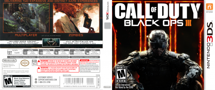 Call of Duty Black Ops 3 box art cover