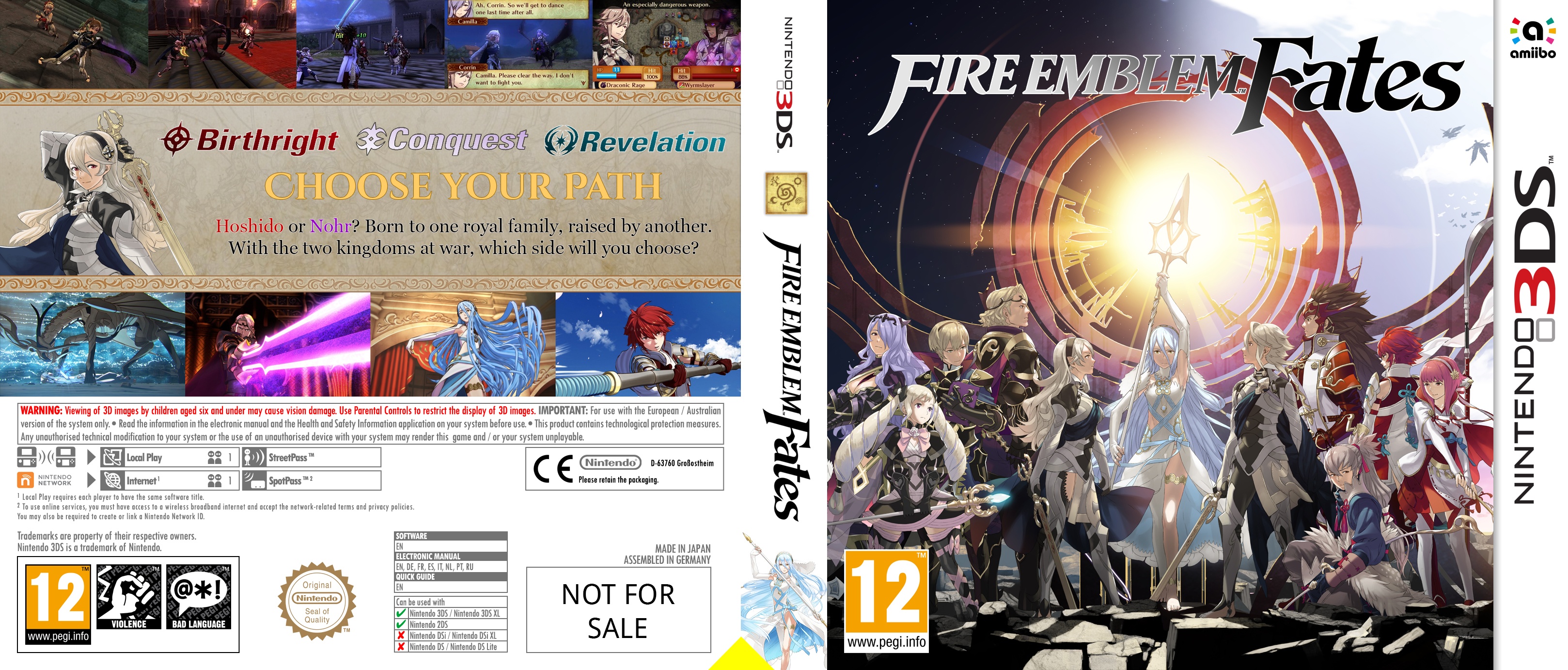 Fire Emblem Fates box cover