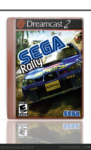 Sega Rally box cover