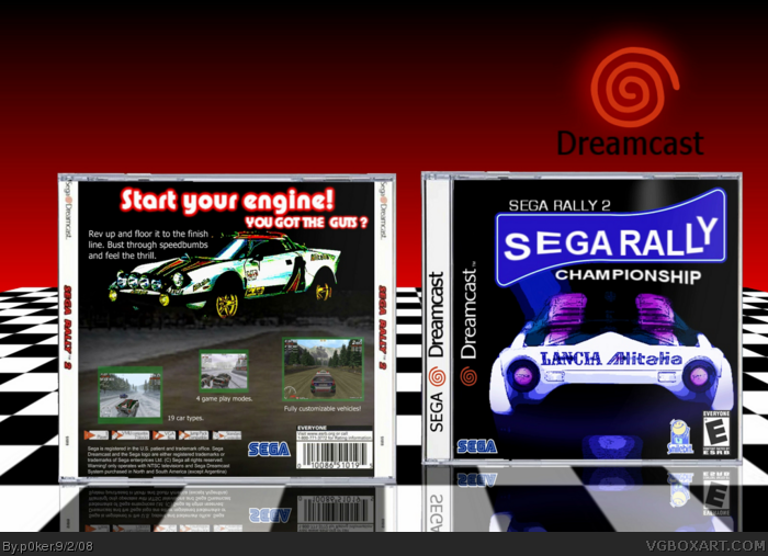 Sega Rally box art cover