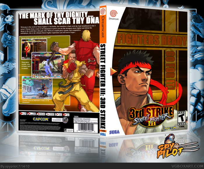 Street Fighter III: 3rd Strike box art cover