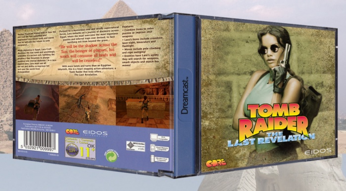 Tomb Raider: The Last Revelation box art cover