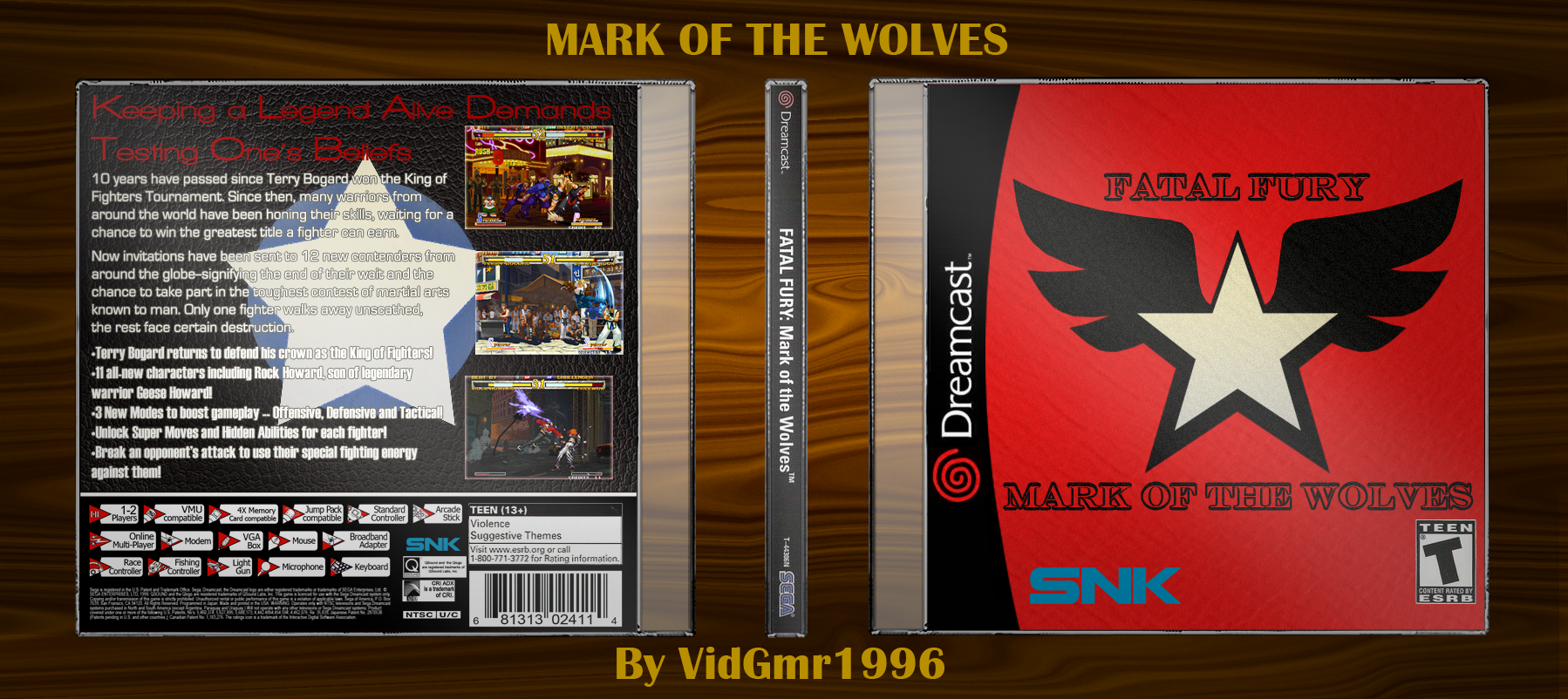 Fatal Fury: Mark of the Wolves box cover