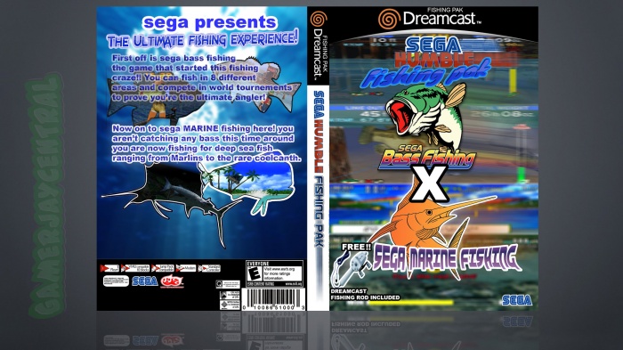 Sega Humble Fishing Pack box art cover