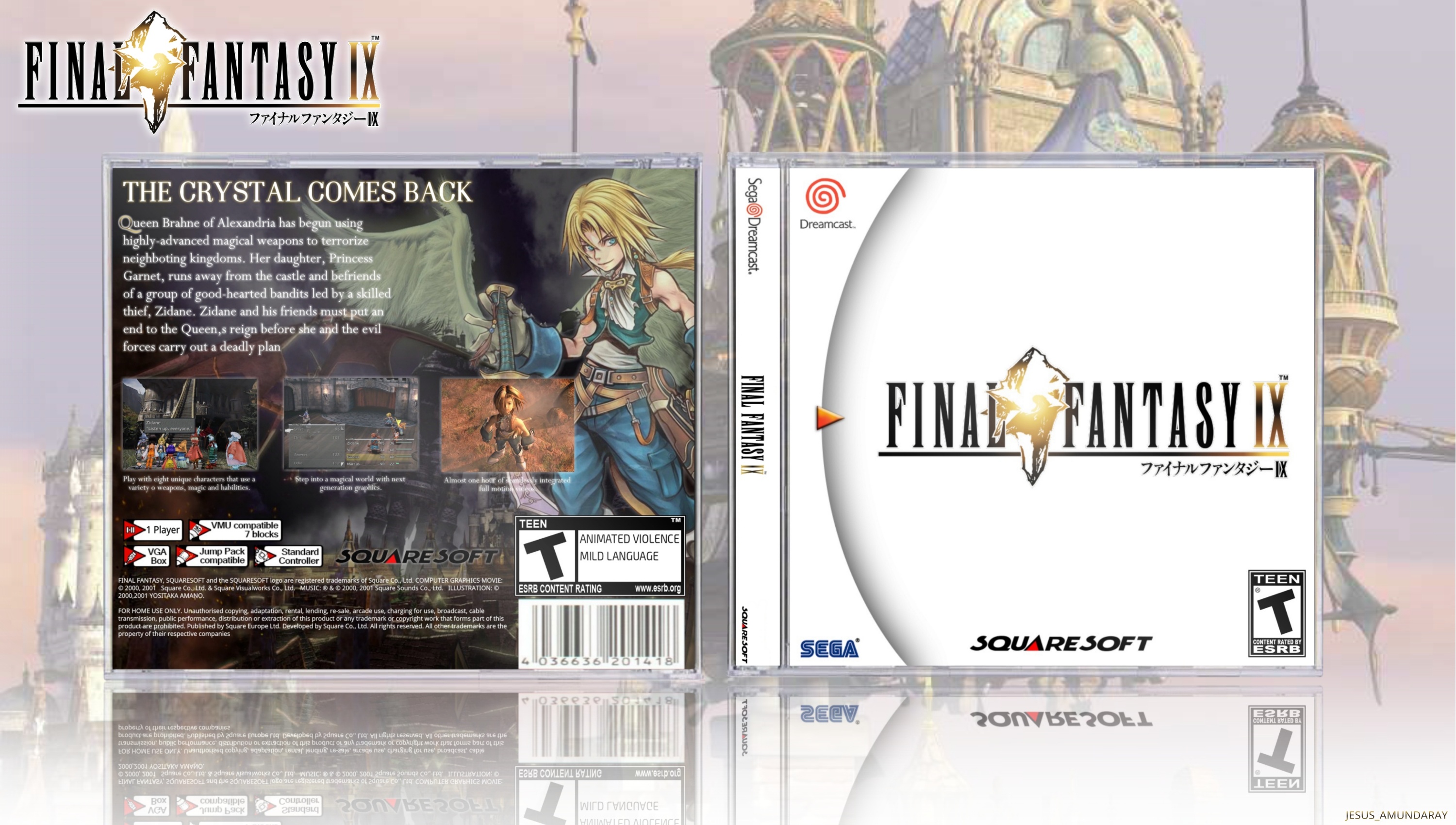 Final Fantasy IX Dreamcast box cover
