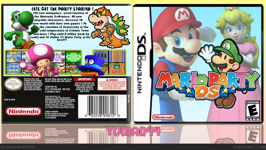 Mario Party DS box cover