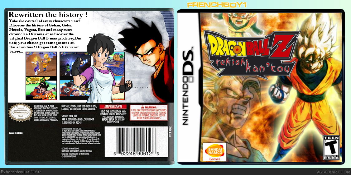 Dragon Ball Z : Rekishi Ken'tu box cover