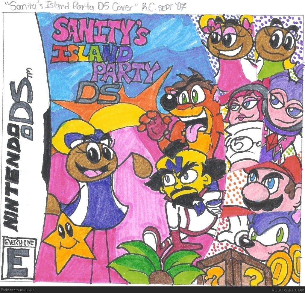 Sanity's Island Part DS box cover