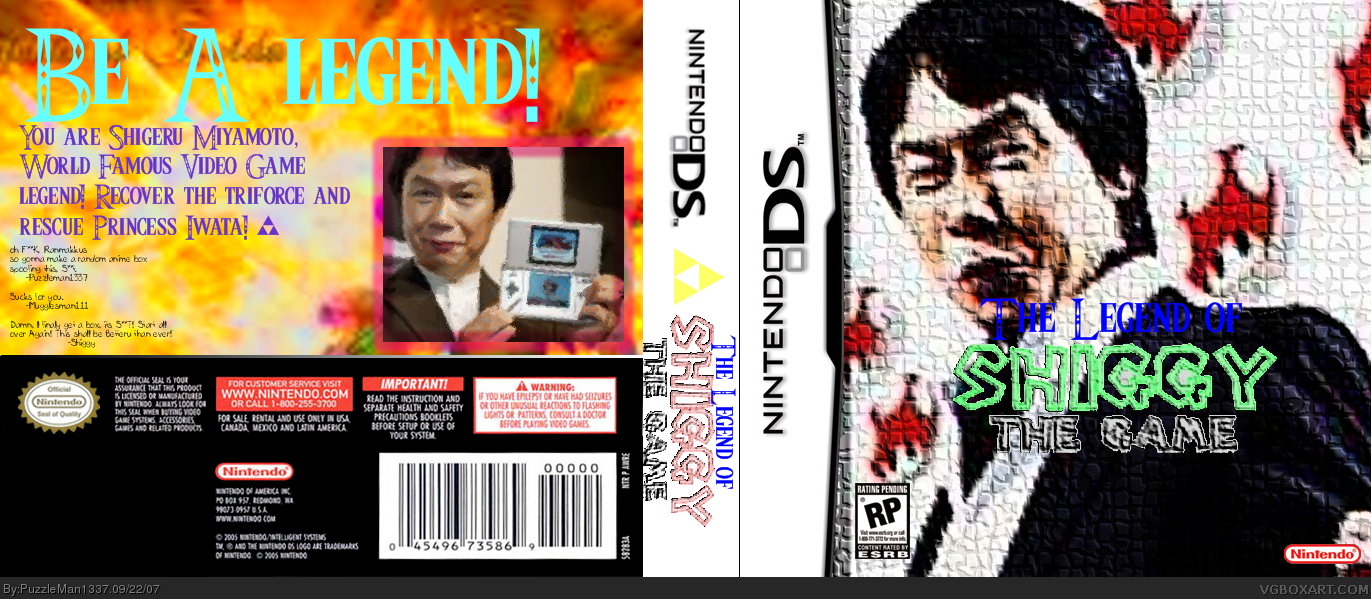 The Legend of Shiggy: The Game box cover