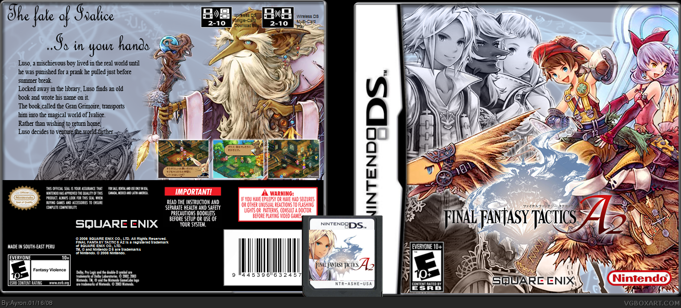 Final Fantasy Tactics A2 box cover