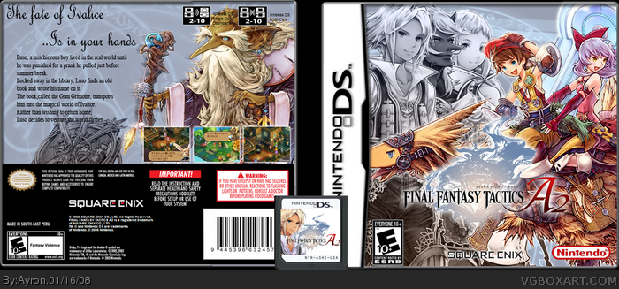 Final Fantasy Tactics A2 box art cover