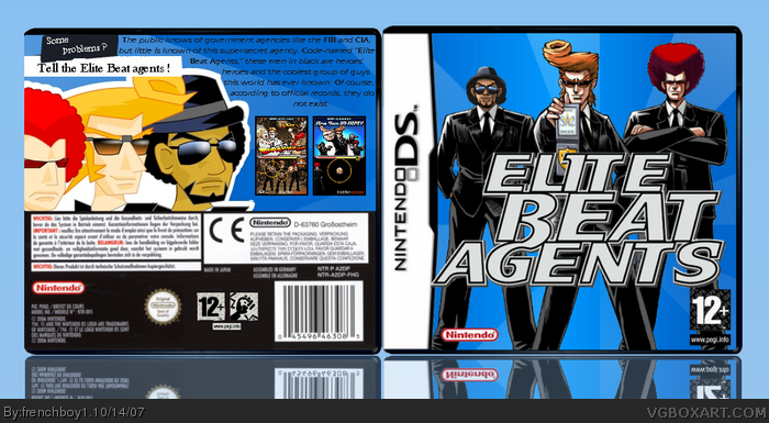 Elite Beat Agents box art cover