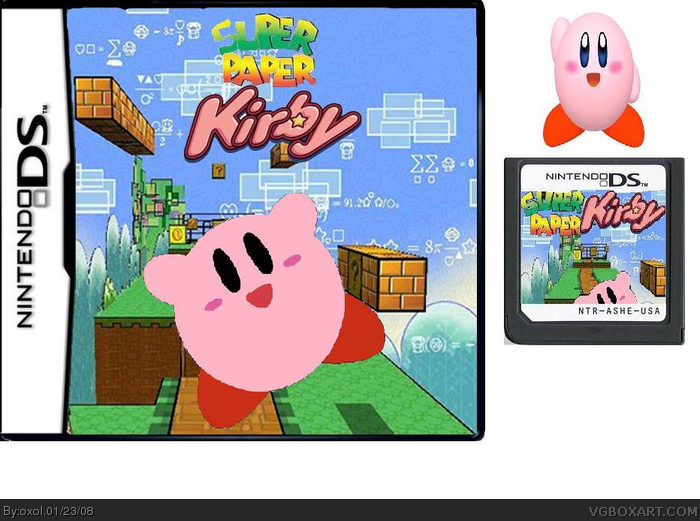 Super Paper Kirby box art cover