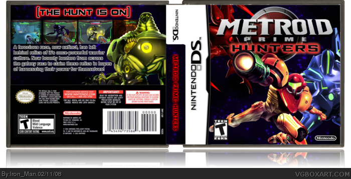 Metroid Prime: Hunters box art cover