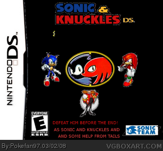 Sonic & Knuckles Ds box cover