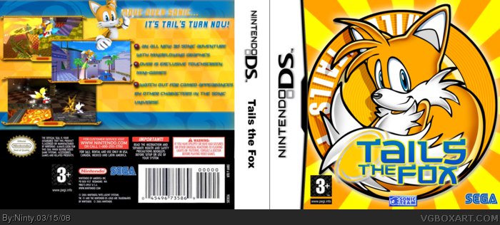 Tails the Fox box art cover