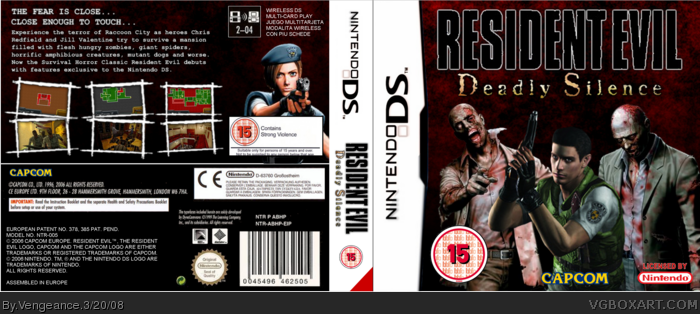 Resident Evil Deadly Silence box art cover