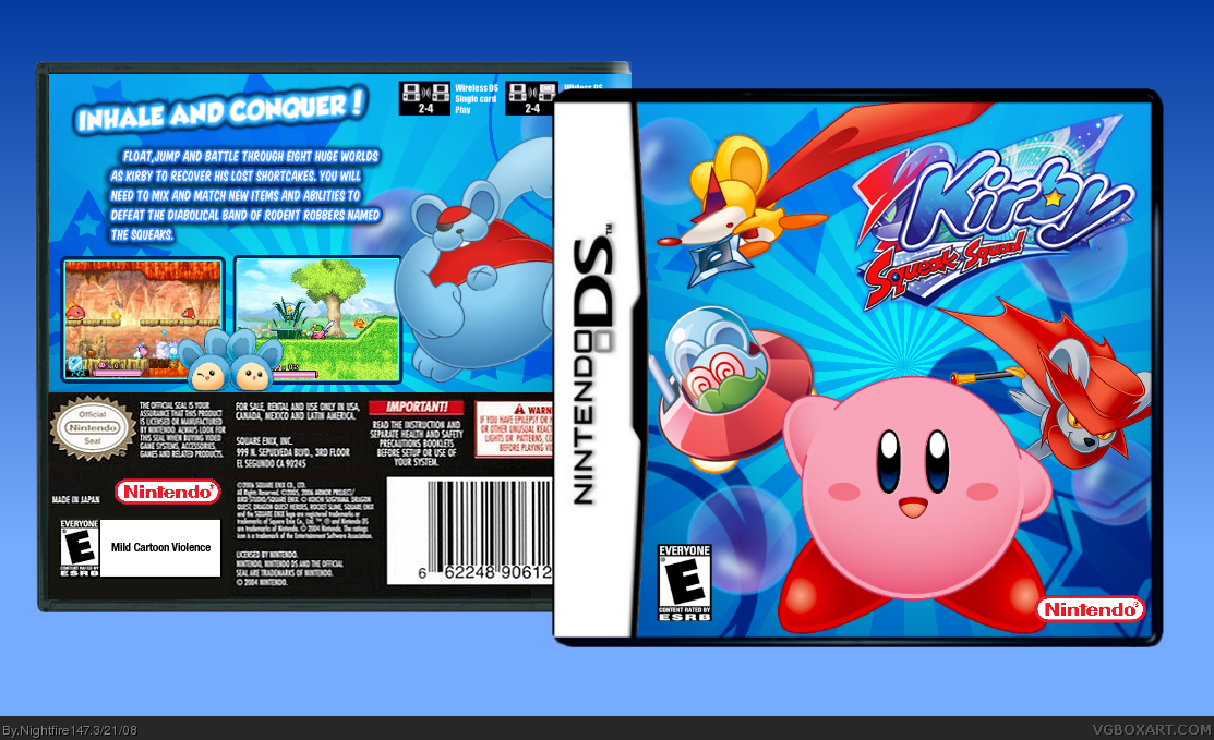 Kirby: Squeak Squad box cover