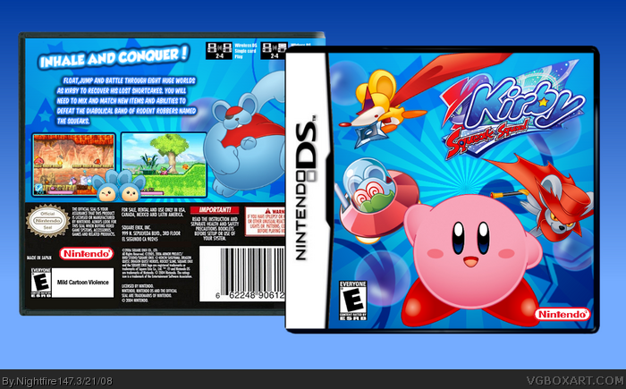 Kirby: Squeak Squad box art cover