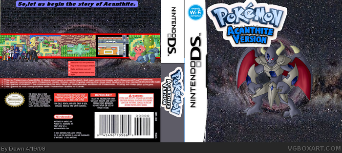 Pokemon: Acanthite box art cover
