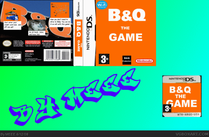 B&Q The Game box art cover