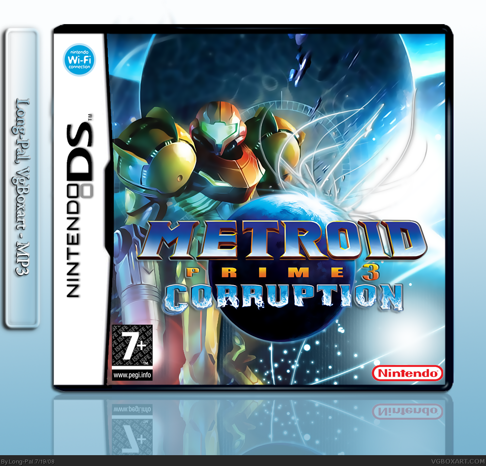 Metroid Prime 3 Corruption. box cover