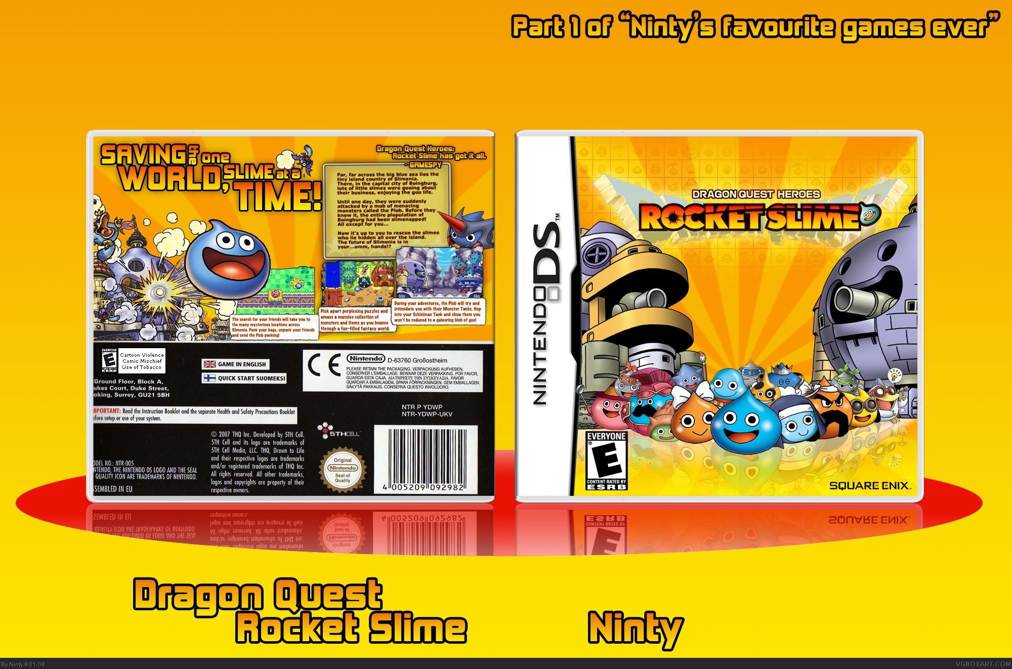 Dragon Quest: Rocket Slime box cover