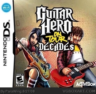 Guitar Hero On Tour Decades box art cover