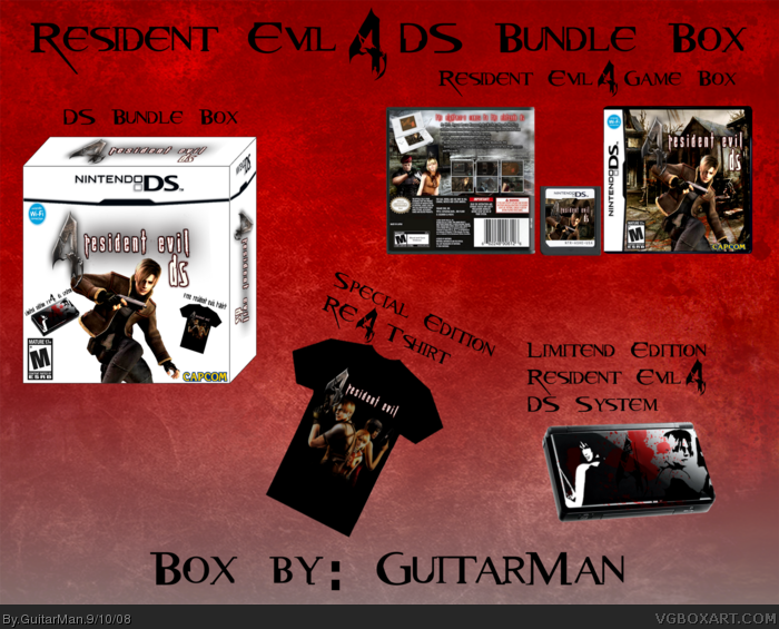 Resident Evil 4 DS Bundle box art cover