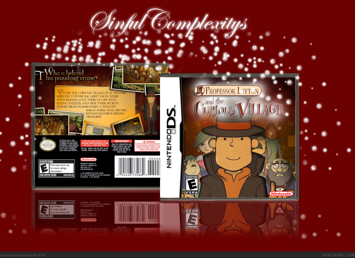 Professor Layton and the Curious Village box cover