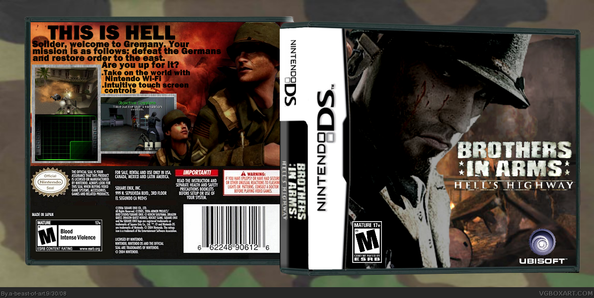 Brothers in Arms Hell's Highway box cover