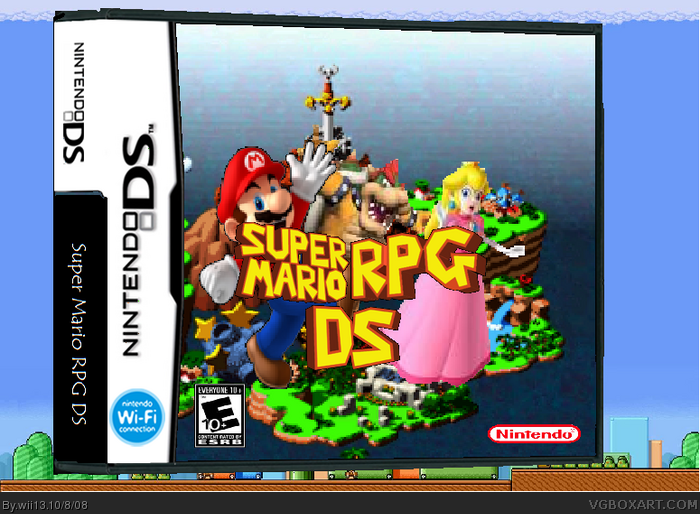 Super Mario RPG DS box art cover