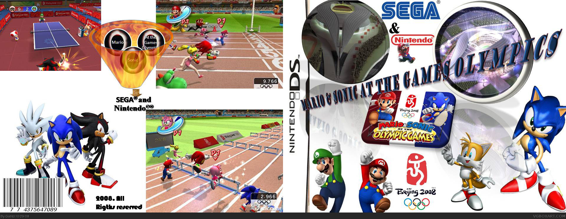 Mario & Sonic at the Olympics Games box cover
