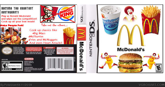 McDonalds: The Video Game box art cover