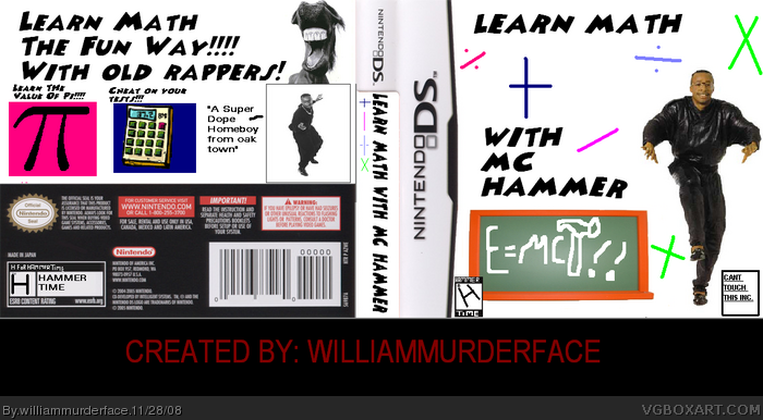 Learn Math With MC Hammer box art cover