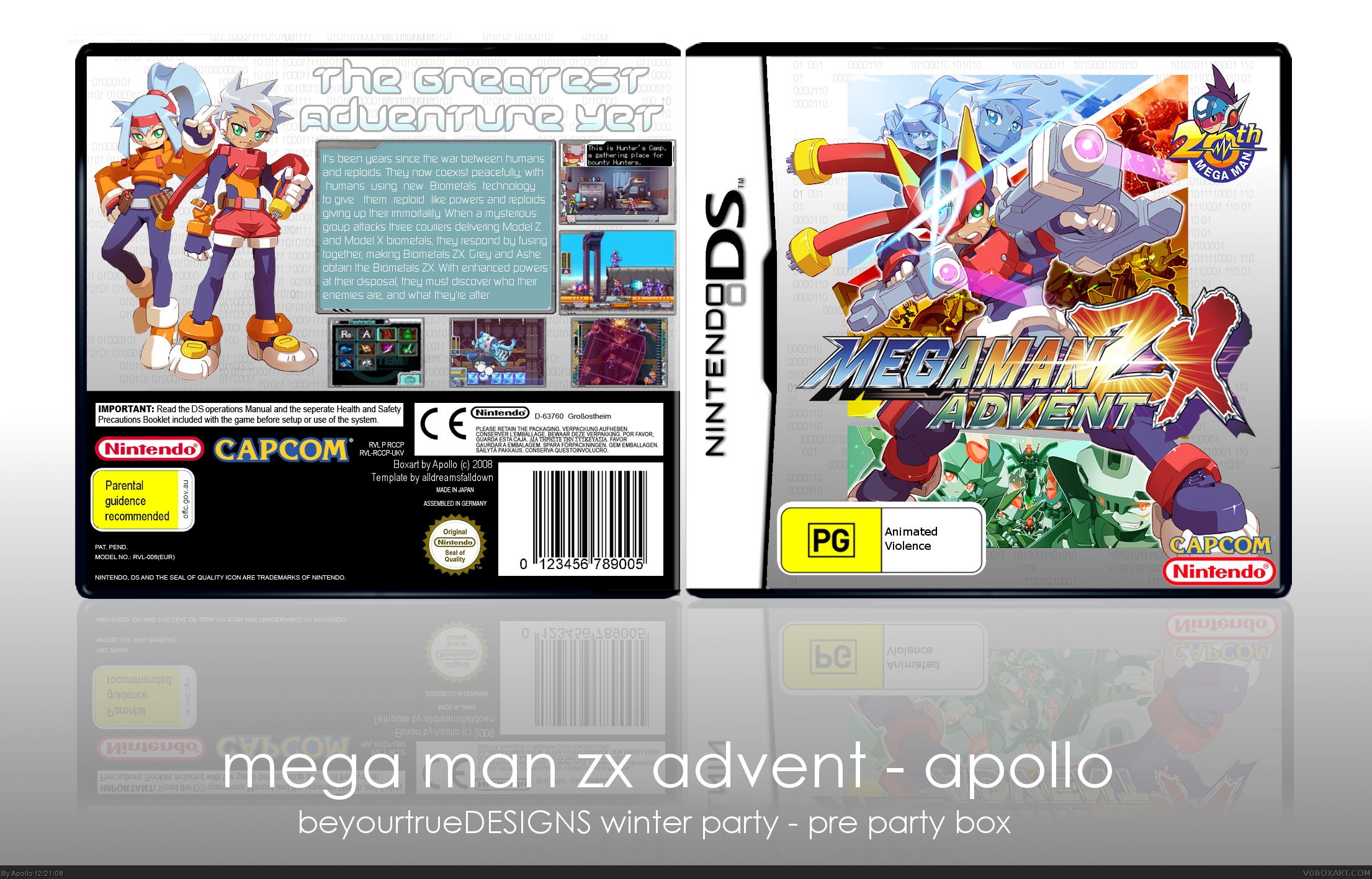 Megaman ZX Advent box cover