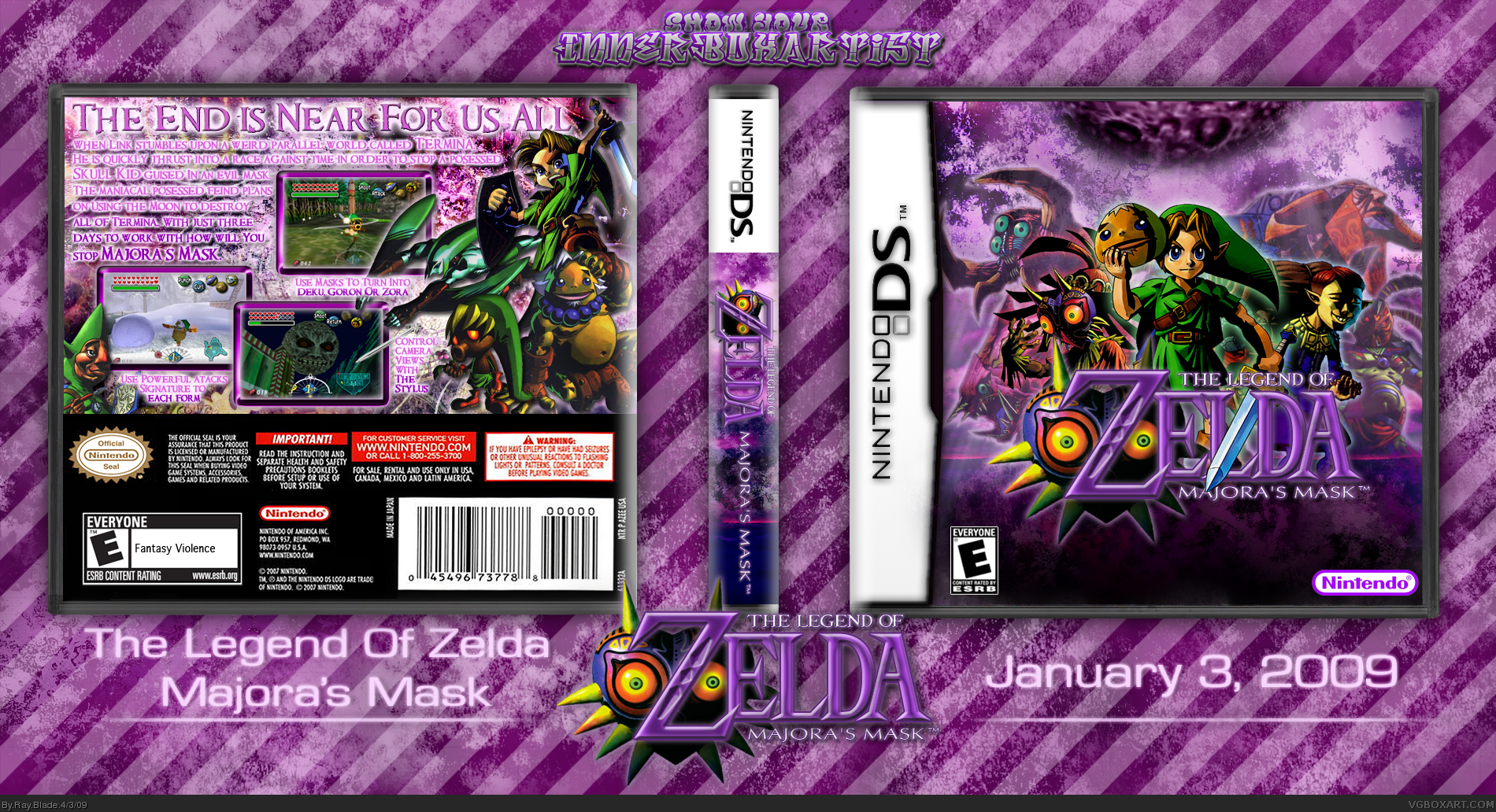 The Legend Of Zelda: Majora's Mask box cover