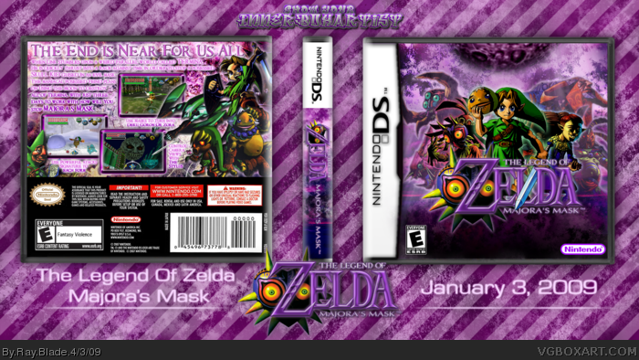 The Legend Of Zelda: Majora's Mask box art cover
