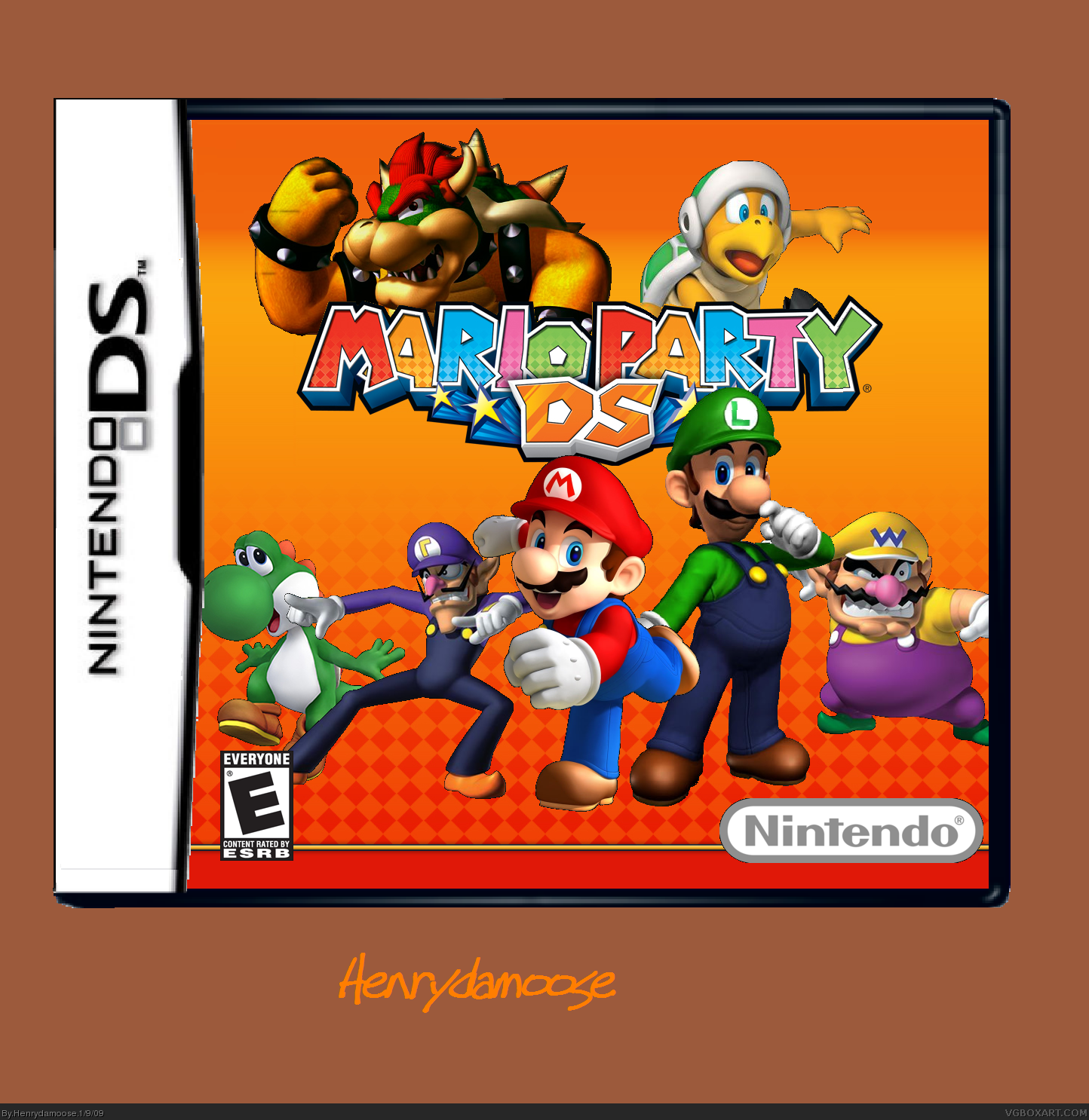 Mario Party DS box cover