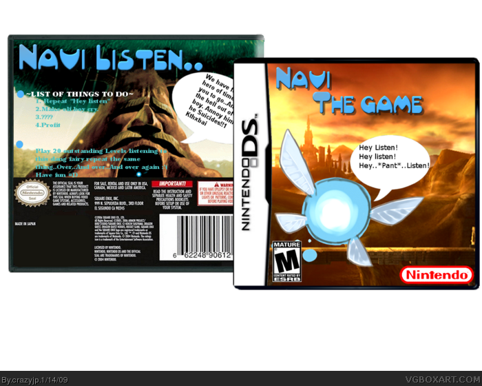 Navi the game box art cover
