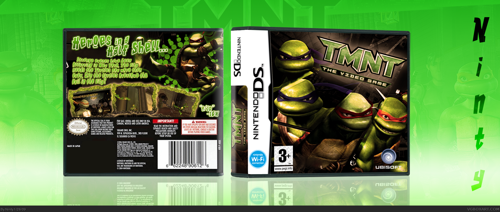 Teenage Mutant Ninja Turtles: The Video Game box cover