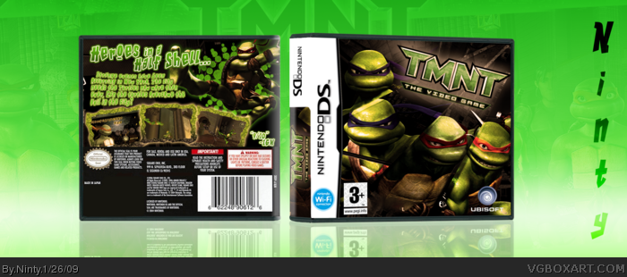 Teenage Mutant Ninja Turtles: The Video Game box art cover