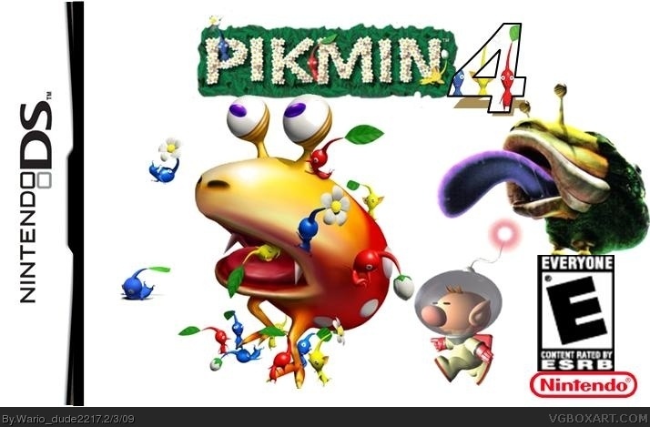 Pikmin 4 box cover