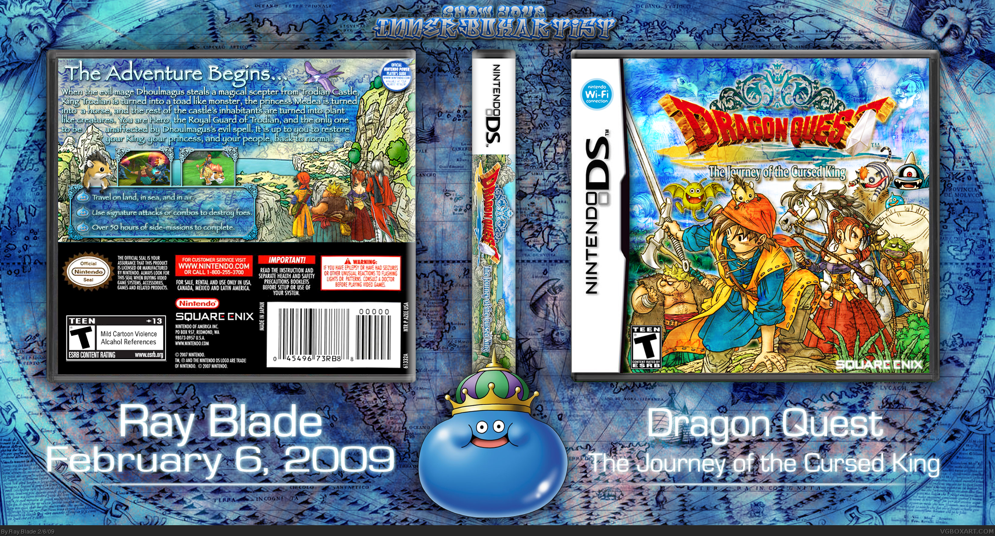Dragon Quest: The Journey of the Cursed King box cover