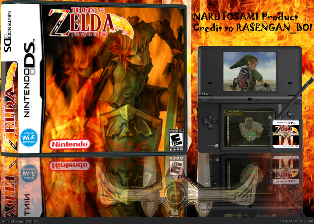 The Legend Of Zelda: The Will Of Fire box cover