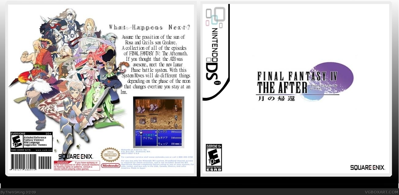 Final Fantasy IV The After Math box cover